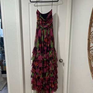 Nasty Gal Vibrant Tiered Maxi Dress